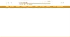 Desktop Screenshot of dawsonpccpa.com